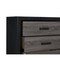 Global Furniture Usa Farmhouse Paper Lisbon Grey And Black Dresser 2275 - alternate 2